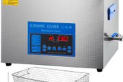 22L Ultrasonic Cleaner Machine Stainless Steel Ultrasonic Cleaning Machine Digital Heater Timer Jewelry Cleaning for Commercial Personal Home Use