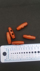 30mm Wooden Toggles Button 5 pcs