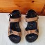 Ecco off the road sandles Size 8 eu 42 tan leather in good condition Image 3