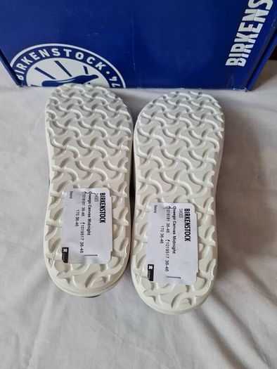 Birkingstock oswego canvas slip on Size 5 eu 38 midnight Navy Brand new boxed
