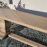 200cm Vintage Ash Dining Bench Like New Image 4