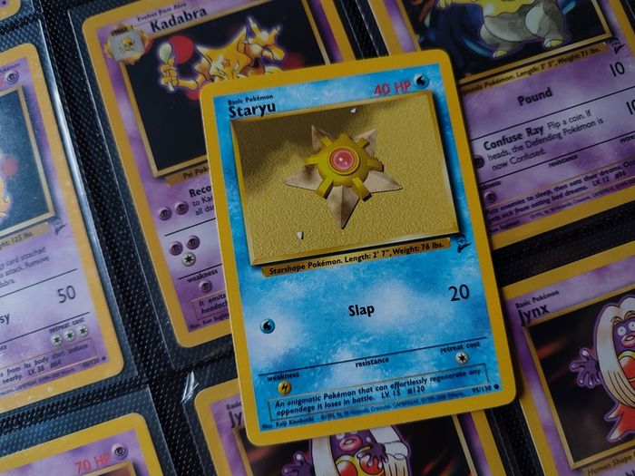 Staryu ! from Base Set 2 ! RARE Near Mint - Mint Condition ! 2000 ! Vintage Pokemon Card !