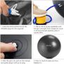 _Gymnastics Ball, Ultra-Thick Anti-burst Yoga Fitness Ball with Air Pump, 65cm Fitness Ball for Yoga Pilates, Gym Sport Image 6