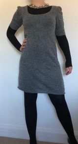 Benetton sweater dress mohair blend