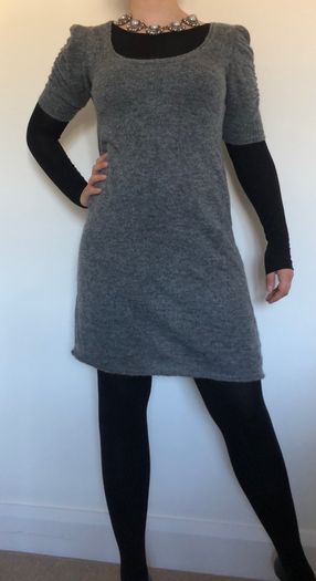 Benetton sweater dress mohair blend