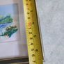 Framed small picture of Cottage , Stitch Patterns - hand coloured Format Needlework Embroidery Crafts. Image 3