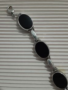 Bracelet - Silver - Onyx