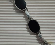 Bracelet - Silver - Onyx