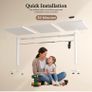 Standing Desk, 120 x 60 cm, White Image 2