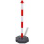 Set of 4 Chain Posts and 2 Plastic Chians of 10 m Each Image 3