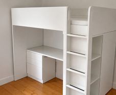 IKEA SMASTAD Loft Bed with Desk, Drawers & Storage