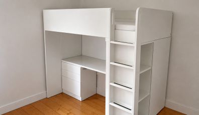 IKEA SMASTAD Loft Bed with Desk, Drawers & Storage