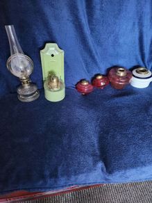 vintage oillamps / parts