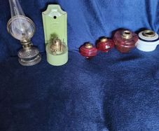 vintage oillamps / parts