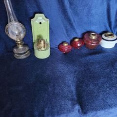 vintage oillamps / parts
