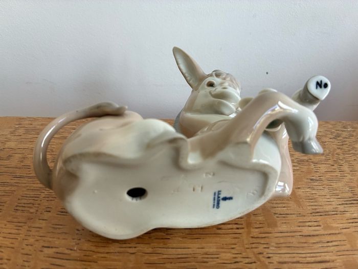 Lladro Donkey in Love