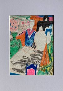 Original art Abstract artwork contemporary Irish Art abstract painting