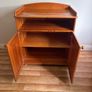 Solid pine baby changing unit. Two doors, open shelf Image 2