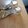 Ladies Gold Sandals for Sale Image 3