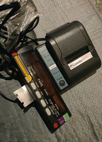 taxi meter and printer