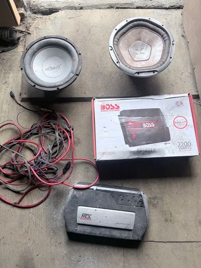 mtx 4500w/subwoofers