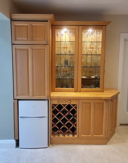 Full Solid Wood Kitchen Appliances Included