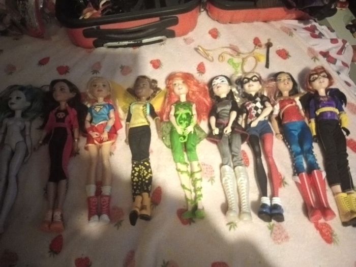 12 inch large dc girls doll bundle
