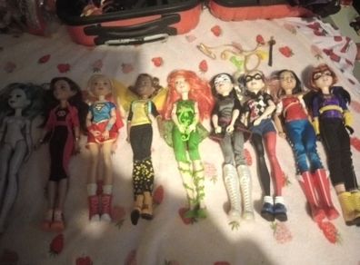 12 inch large dc girls doll bundle