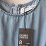 Light blue denim dress Image 2