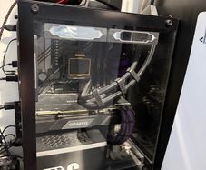 Custom Gaming PC for sale with 27" monitor