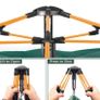 Hydraulic Dome Tent Canopy for Camping Automatic Waterproof Tents 3-4 Person Canopy Easy to Set up MULTIPLE COLOURS AVAILABLE (FREE POSTAGE) Image 4