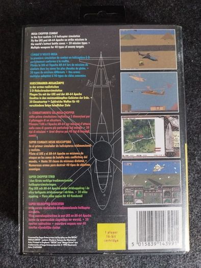 LHX Attack Chopper Sega Megadrive