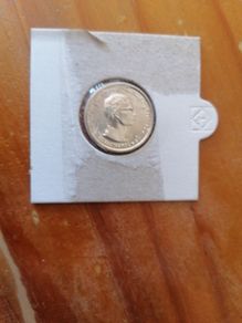 UNC 1971 Thailand Silver 10 Baht Coin