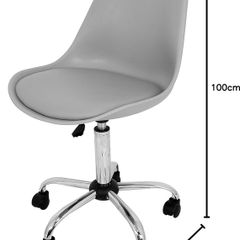 Office study 360 swivel chair with wheels. Excellent.con