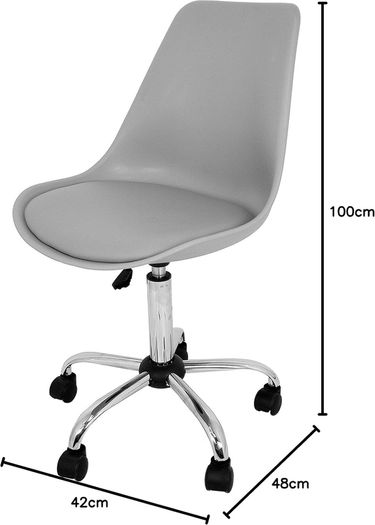 Office study 360 swivel chair with wheels. Excellent.con