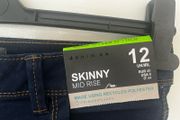 Dark navy skinny jeans brand new size UK 12