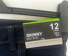 Dark navy skinny jeans brand new size UK 12