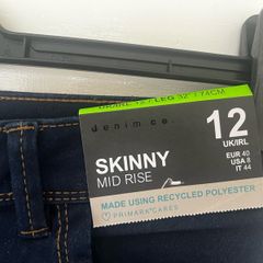 Dark navy skinny jeans brand new size UK 12