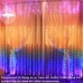 Curtain Fairy Waterproof Curtain Lights USB Fairy String Lights 3Mx2.8M, LED Window Lights, Remote Control, 280LED RGB Curtain Light for Bedroom Outdoor Indoor Christmas Decoration Image 5