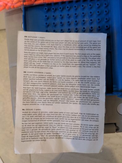Travel size Battleship Game
