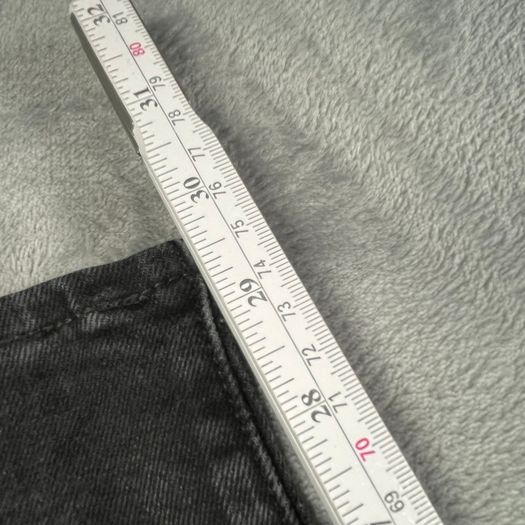 Levis 502 Mens Jeans Black - W30 L29.5 Slim Fit Stretch Premium Denim - Big E