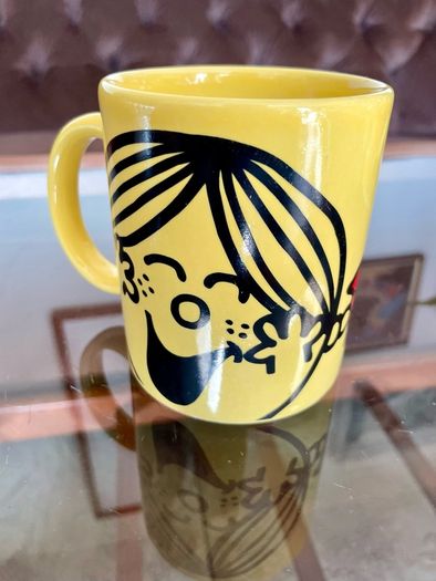 Retro Little Miss Sunshine Mug Yellow Ceramic Mr Men