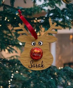 Personalised Rudolph Hanging Decoration