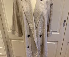 Zara linen mix unstructured jacket - 14-16 - new