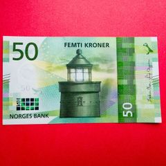 NORWAY  . 50  Kroner  2017    Pick  53. ( Uncirculated )