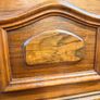 Exceptional Pair of Early 20th-Century Walnut & Marble-Top Bedside Cabinets Image 5