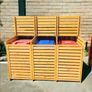 Wheelie Bin Storage 3 Bay Image 3