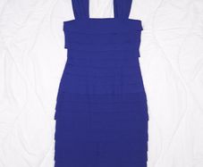 Jaeger Blue Navy Sleeveless Bandage Mini Dress 10UK/38EU