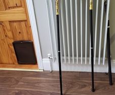 Walking stick decorative metal