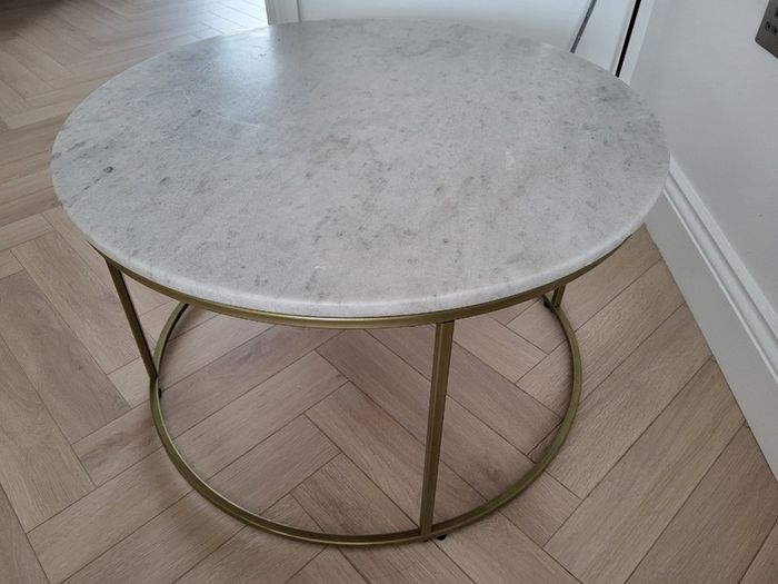 marble top coffee table